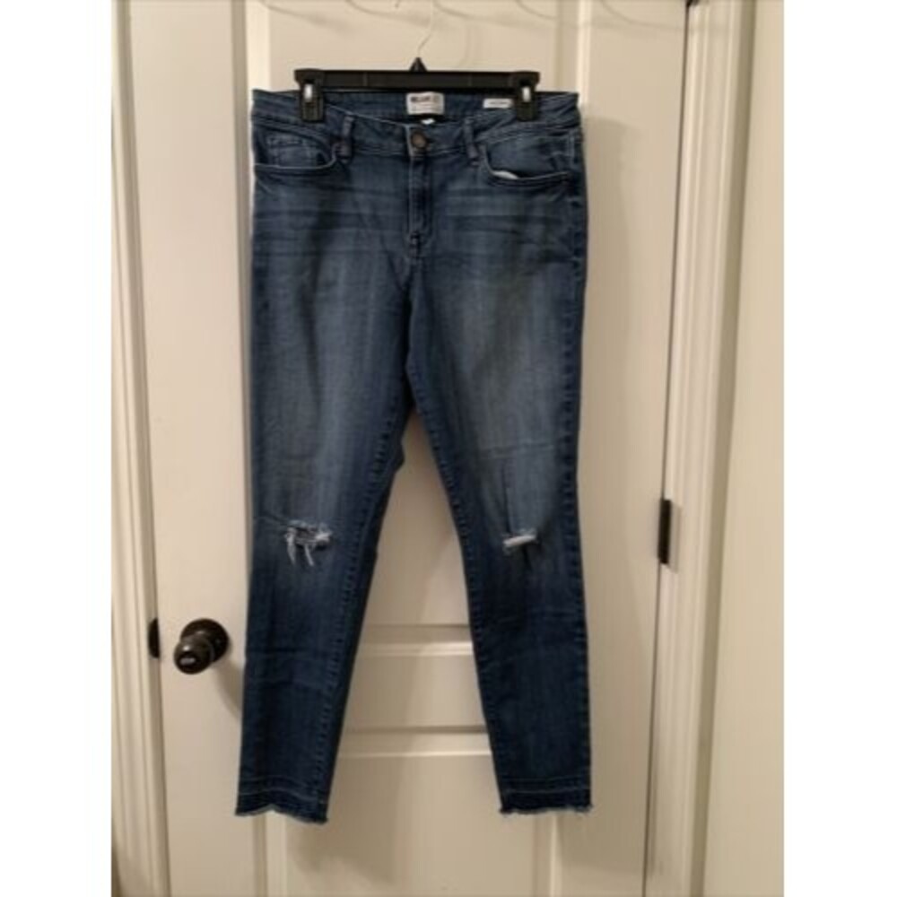 William Rast Women's Destroyed Distressed Denim Jeans w/Pockets Blue Size 32